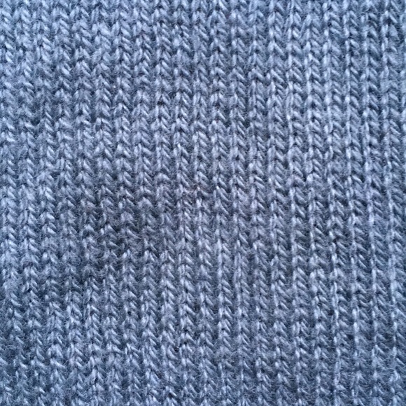 Beautiful New Soft Gray/Teal Sweater - Picture 7 of 7